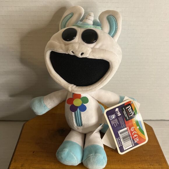 Original Poppy Playtime Smiling Critters 8” White Craftycorn Licensed Plush NWT‎ - Picture 1 of 10